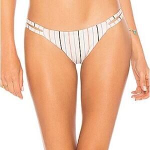 Tavik‎ Horizon Stripe Tapioca Vine Bikini Bottom  Women's Large